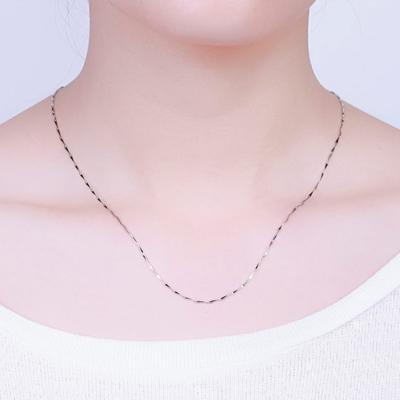 Oasap Simple Lobster Clasp Closure Seeds Chain Necklace