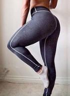Oasap Skinny Fit Wide Waistband Breathable Leggings