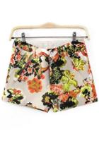 Oasap Chic Floral Shorts