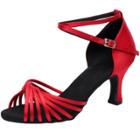 Oasap Open Toe Strap Soft Sole Ballroom Dancing Shoes
