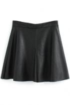 Oasap Sexy Faux Leather Skirt