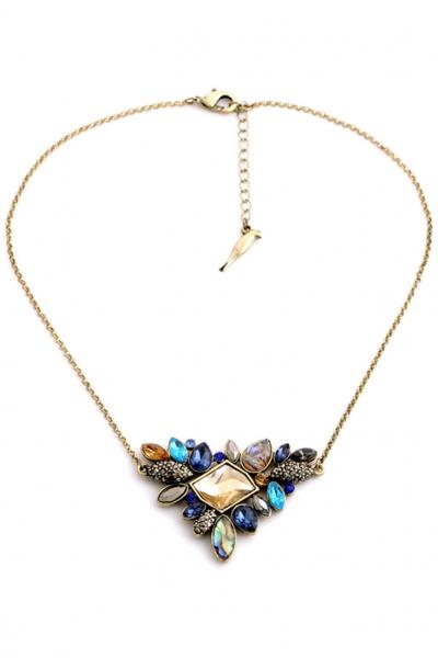 Oasap Floral Charm Dangle Necklace