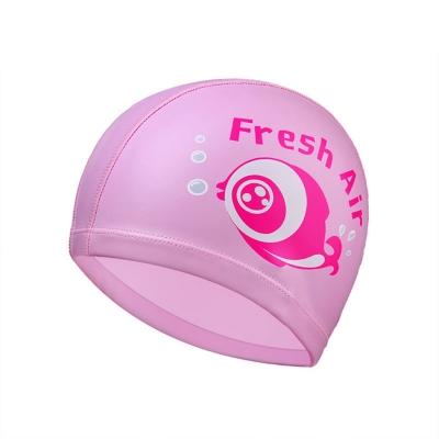 Oasap Children Cartoon Pu Waterproof Ear Protection Swimming Cap