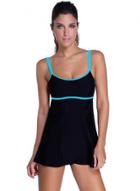 Oasap Women's Stylish Double Shoulder Straps One-piece Swimdress