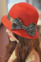 Oasap Vintage Polka Dot Bow-knot Hat