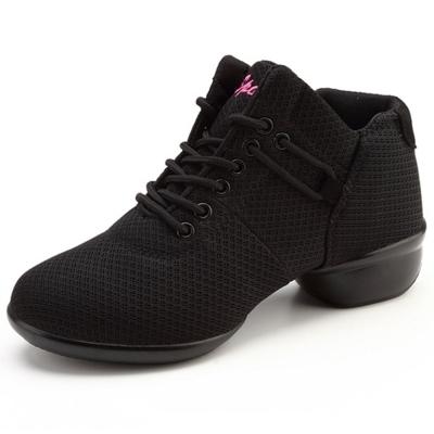 Oasap Breathable Mesh Lace-up Soft Sole Dance Shoes