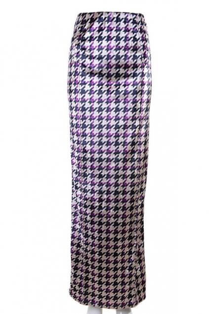 Oasap Vintage Floral Print Cheongsam Skirt