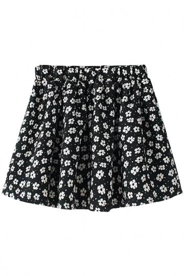 Oasap Secret Love Floral Mini Skirt