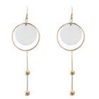 Oasap Beautiful Shell Plated Alloy Drop Earrings