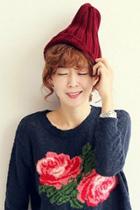 Oasap Pointed Top Knitted Hat