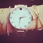 Oasap Fashion Simple Ol Bowknot Bracelet Three-piece Suit