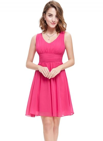 Oasap Women's V-neck Sleeveless High Waist Party Cocktail Dress