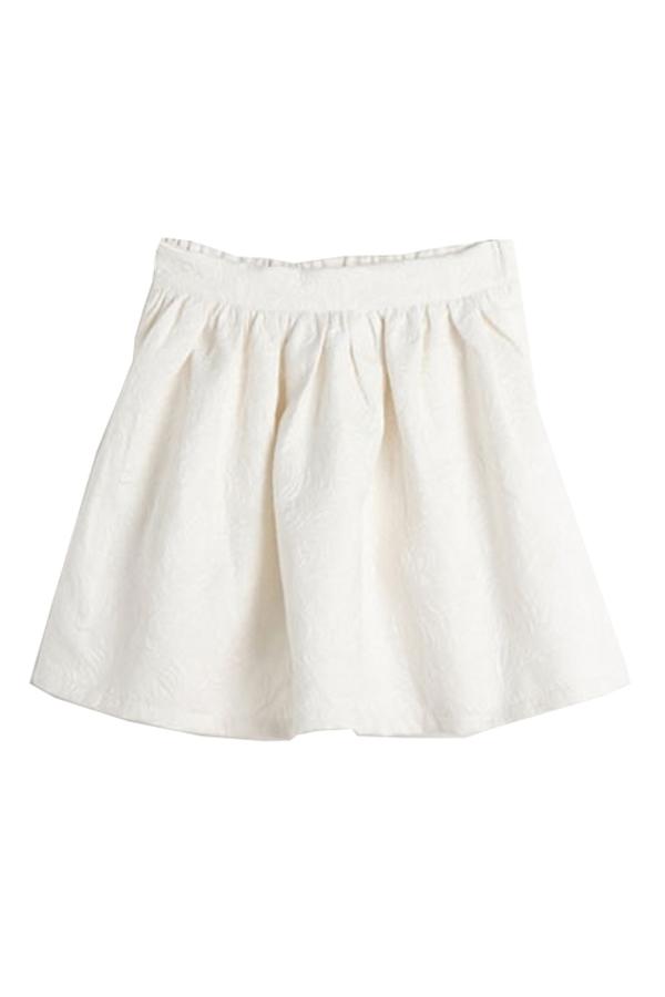 Oasap Floral Pattern High Waist Mini Skirt