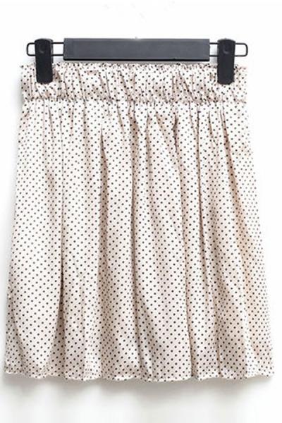 Oasap Copper Cash Chiffon Skirt