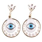 Oasap Novelty Eyes Patterned Drop Earrings