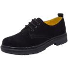 Oasap Women's Round Toe Lace-up Low Top Oxfords Shoes