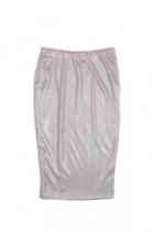 Oasap Chic Medium Reversible Shiny Skirt