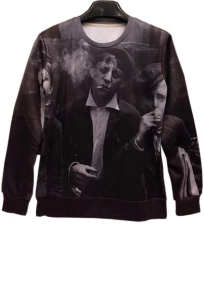 Oasap Smoking Man Sweatshirt