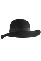 Oasap Elegant Waved Brim Vintage Hat