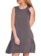 Oasap Women's Casual Sleeveless Flouncing Hem Pullover Dress