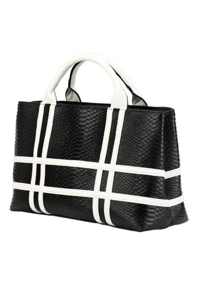 Oasap Strappy Alligator Pattern Shoulder Bag