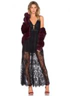Oasap Spaghetti Strap V Neck Sheer Lace Dress