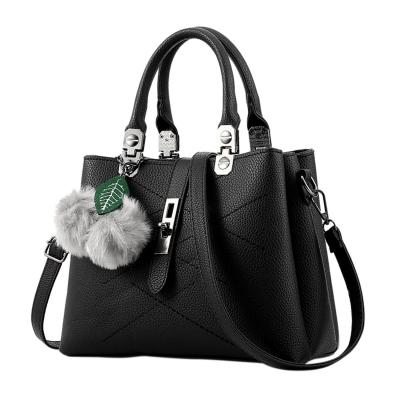 Oasap Pu Cross Shoulder Bag With Top Handle