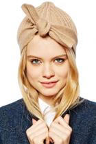 Oasap Sweet Khaki Lovely Self-tie Knit Beanie