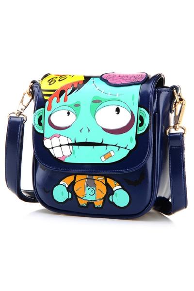 Oasap Zombie Color Block Shoulder Bag
