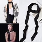 Oasap Fashion Solid Color Narrow Scarves