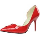 Oasap Fashion Solid Pointed Toe High Heels Slip-on Pumps