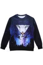 Oasap Mysterious Lion Sweatshirt