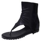 Oasap Clip Toe Tassel Height Increasing Flat Gladiator Sandals