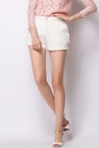 Oasap Cute Solid Frill Detailing Shorts