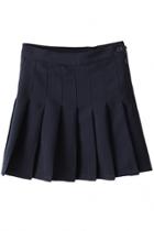 Oasap Sweet Solid Pleated Mini Skirt