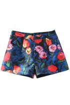 Oasap Sexy Hot Fancy Floral Shorts