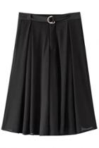 Oasap Chic Black Sheer Double-layer Skirt