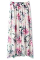 Oasap Gorgeous Floral Long Skirt