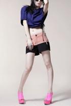 Oasap Contrast Colored Shorts