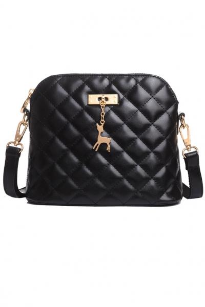 Oasap Fashion Simple Hand Knitting Crossbody Bag Shell Package