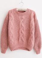 Oasap Fashion Cable Chunky Knit Sweater