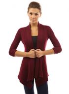 Oasap Solid Color Long Sleeve Slim Fit Cardigan