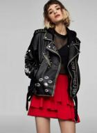 Oasap Hgh Waist Flounce Panel Skirt