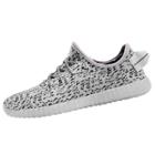 Oasap Women's Fashion Heathered Lace Up Light-up Flat Sneakers