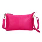 Oasap Leather Zipper Detachable Shoulder Strap Handbags Shoulder Bag