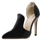 Oasap High Heels Solid Color Pointed Toe D'orsay Pumps