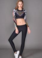 Oasap Women's 2 Piece Long Sleeve Uv Sun Protection Rash Guard