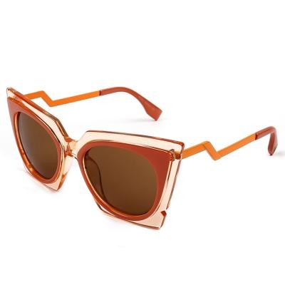 Oasap Fashion Plastic Frmae Eye Cat Sunglasses