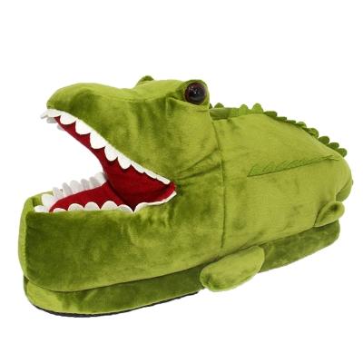 Oasap Crocodile Shape Cotton Warm Flat Slippers