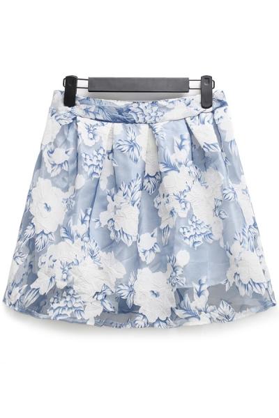 Oasap Fashion Floral Skirt
